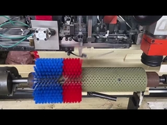 Halve ronde veeborstel Nylon borsteldraad voor het krabben en masseren van dieren