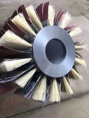 Sanding Drum Brush Sandpaper Sisal Polishing Roller Brush For Wood Polishing Machine