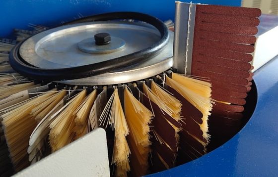 Grit 80 Sandpaper And Sisal Sanding Brush Roller For Wooden Furniture Suface Polishing