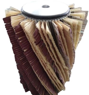 Grit 80 Sandpaper And Sisal Sanding Brush Roller For Wooden Furniture Suface Polishing
