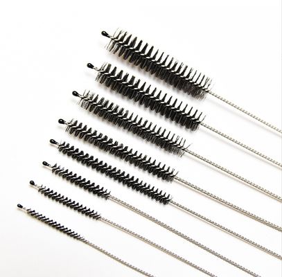 Custom Size Nylon Wire Tube Brush Cleaning Pipe Brush Stainless Steel Twisted Wire Brush