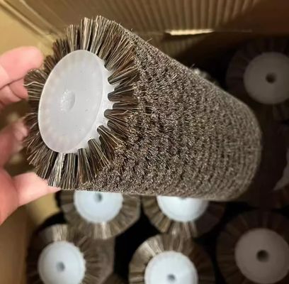 Cylindrical Horsehair Roller Brush For Polishing And Cleaning
