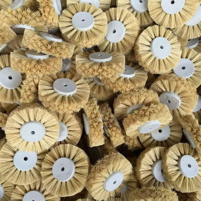 Tampico Polishing Cylinder Sisal Roller Brush for Metal Wood Sanding