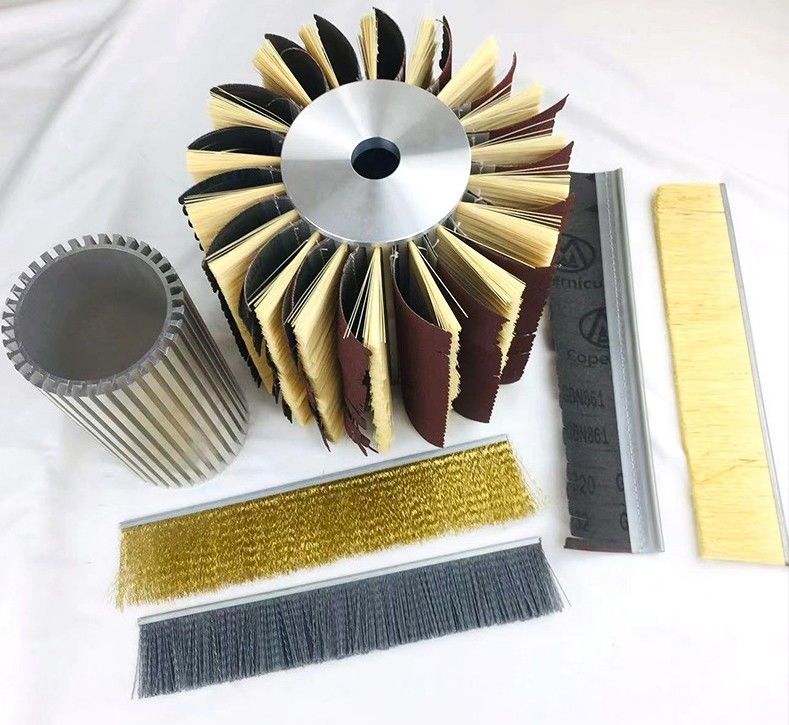 Custom Size Grit 100 Plywood Wood Sander Sandpaper Sisal Cylindrial Brush For Woodworking Sanding Machines